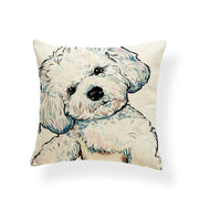 Dog Series Linen Cushions Milanforme