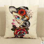 New fabric cushions, skull pattern Milanforme