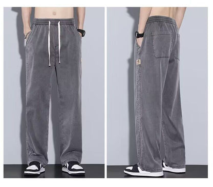  View details for Summer Men’s Ice Silk Jeans – lightweight, breathable denim for hot weather comfort