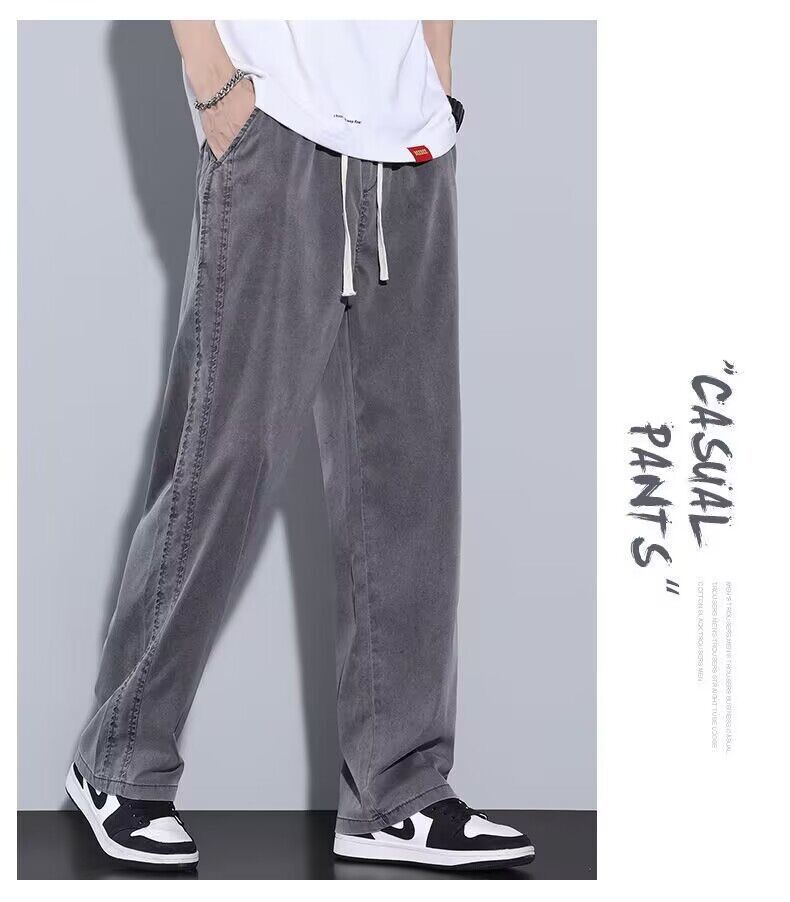  View details for Summer Men’s Ice Silk Jeans – lightweight, breathable denim for hot weather comfort