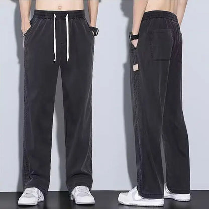  View details for Summer Men’s Ice Silk Jeans – lightweight, breathable denim for hot weather comfort