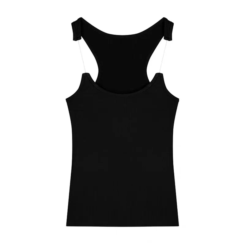 View details for Invisible Strap Tank Top Camis Tee – seamless, lightweight camisole for a sleek and comfortable fit