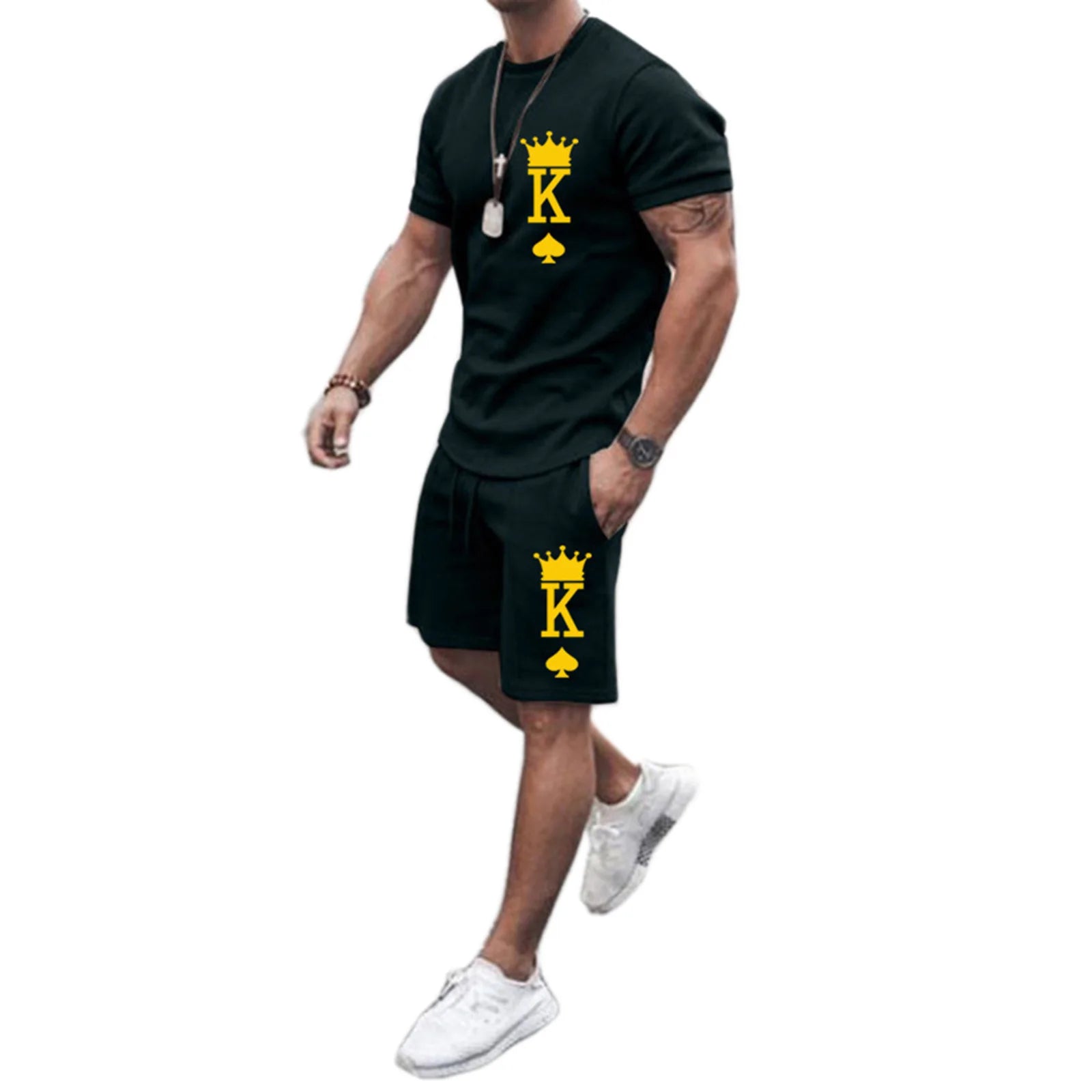 View details for Letter K 3D Print Men's T-Shirts – bold graphic tee with eye-catching 3D letter design