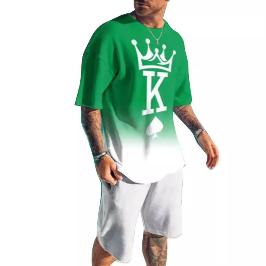 View details for Letter K 3D Print Men's T-Shirts – bold graphic tee with eye-catching 3D letter design