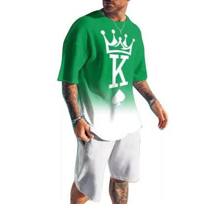View details for Letter K 3D Print Men's T-Shirts – bold graphic tee with eye-catching 3D letter design