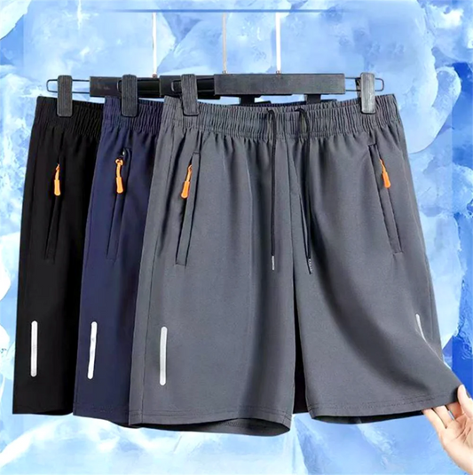 Men's Summer Ultra-thin Ice Silk Beach Shorts