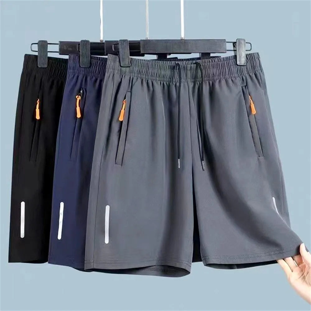 View details for Men's Summer Ultra-thin Ice Silk Beach Shorts – lightweight, quick-dry shorts for hot
