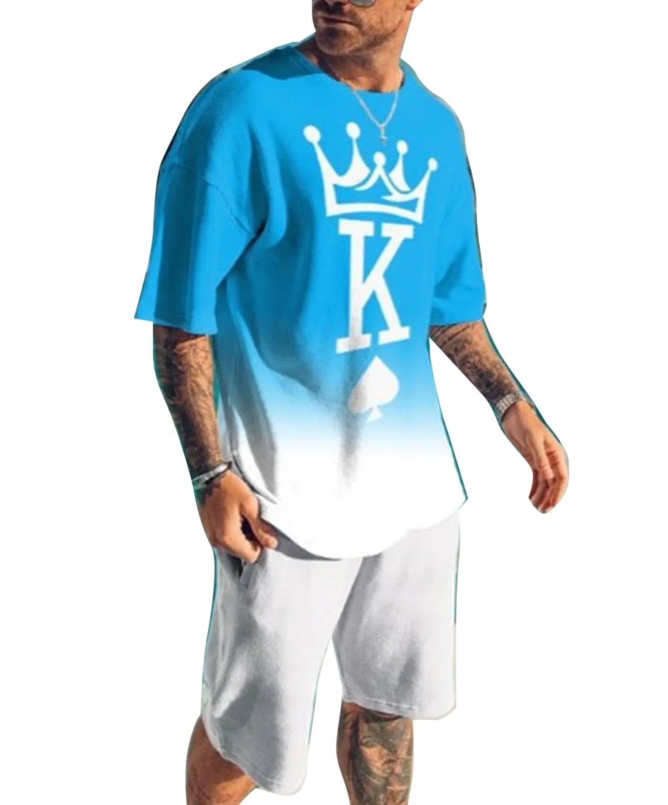 View details for Letter K 3D Print Men's T-Shirts – bold graphic tee with eye-catching 3D letter design