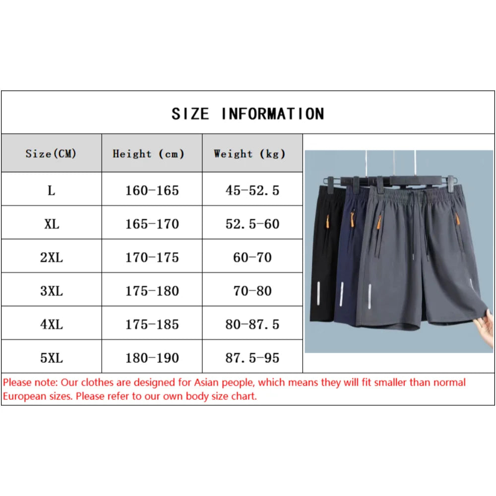 View details for Men's Summer Ultra-thin Ice Silk Beach Shorts – lightweight, quick-dry shorts for hot