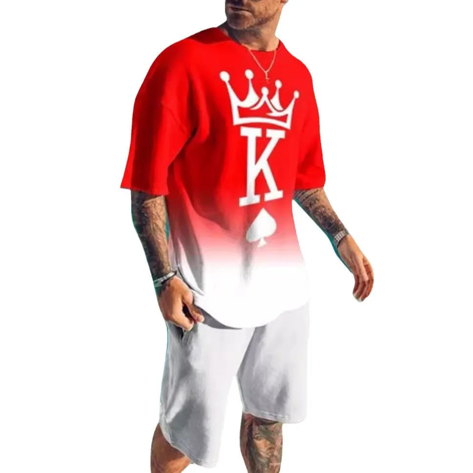 View details for Letter K 3D Print Men's T-Shirts – bold graphic tee with eye-catching 3D letter design
