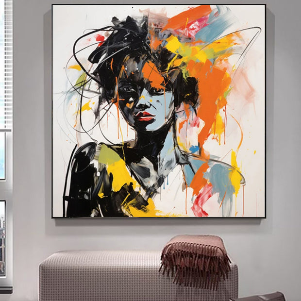 Modern Graffiti Aesthetic Wall Art Banksy Portrait Hand Painted Oil Painting On Canvas Vintage Room Home Bar Cafe Decor Kawaii Room Decor Milanforme